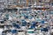 Old port full of boats and yachts,Marseille.