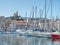 Old port of Marseille with yachts