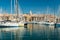 The Old Port with yachts, Marseille, Provence, France