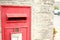 Old postbox scene.