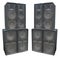 Old powerful stage concerto audio speakers