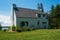 Old Presque Isle Lighthouse keepers quarters located in a public park