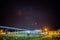 An old primary school in Sibu, Sarawak, Malaysia with star views at night.