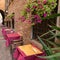 Old pub in a tiny alley in the city center of Ferrara