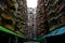 Old public populated housing estates in Hong Kong