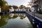 Old public swimming pool in an abandoned of asian real estate project after business bankrupt from economic crisis