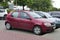 Old purple red Fiat Punto private compact car parked