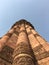 Old Qutb Minar and gate Delhi India and other old structure very famous around the world. millions of visitors.