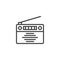 Old Radio outline icon