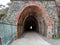 Old railroad abandoned tunnel between Varazze and cogoleto Liguria Italy