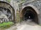 Old railroad abandoned tunnel between Varazze and cogoleto Liguria Italy