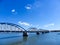 Old railroad bridge in Portimao, Algarve Portugal