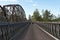 Old railway and border bridge across the Sixaola River between Costa Rica and Panama