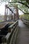 Old railway bridge and footpath