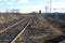 Old railway at Cambois, south east Northumberland