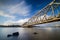 Old railway drawbridge on the Oder River in Szczecin