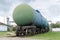 Old railway fuel tanks on the station