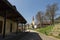 Old railway station and the church of Tarvisio