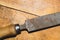 Old rasp. carpentry file. instrument for wood processing. hand tool