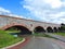 Old rebuild train bridge, Lithuania