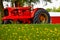 Old Red Allis Chalmers Farm Tractor