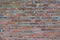 Old Red Brick close up of Texture