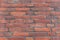 Old red brick wall texture background