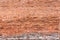 Old Red Brick Wall Texture background image. Grunge Red Stonewall Background