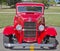 Old Red Ford Hot Rod Front