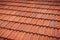 Old red tile in-line roof pattern