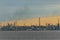 Old refinery long distant shot