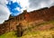 Old remainings of Chateau de Fleckenstein in eastern France