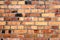 old repaired wall with brick texture