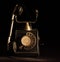 Old retro telephone