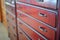old retro vintage of wood drawer in house for storage