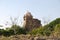 Old Rohtas Fort, Pakistan against the blue sky