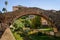 Old roman bridge in Genoa Nervi