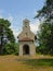 Old roman chapel in the forest of Ermenonville, France