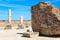 The old Roman empire ruins in Carthage - Tunisia