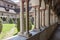 Old Romanesque cloister in the Brixen cathedral, South Tyrol