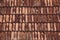 old roof tiles background. Shingle Aged Background with Copyspace
