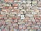 Old rough brick wall. Red brick