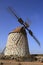 Old round windmill in Villaverde, Fuerteventura