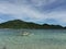 Old rowboat in the beach Gili Kedis