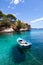 Old Rowboat Moored in Cala Fornells, Majorca