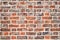 Old and rugged brick wall