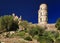 Old Ruin Of The Ancient Roman Castle Of Grimaud In Provence France