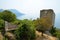 Old ruin in village Gornja Podaca on the coast of Adriatic sea.Croatia.