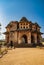 Old ruined arch of Lotus Mahal at sunset, Hampi, Karnataka, India