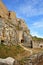 Old ruined castle in Morella town, Spain.